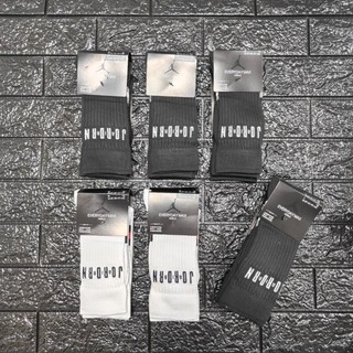 (Goddamn潮玩Store) NIKE Jordan Legacy 喬丹字母 喬丹毛巾底 黑白 舒適 長襪(2入)