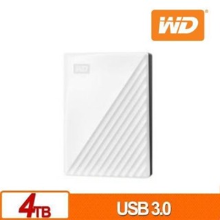 WD 威騰 My Passport 4TB(白) 2.5吋行動硬碟