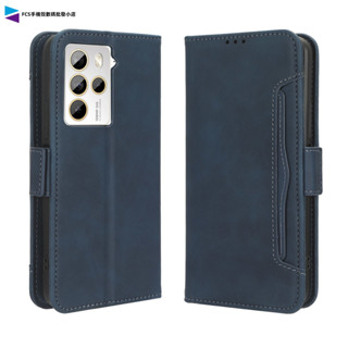 多卡槽小牛紋翻蓋手機殼 適用於HTC U23 Pro U24 Pro Desire 22 Pro側掀蓋皮套 防摔殼 皮套
