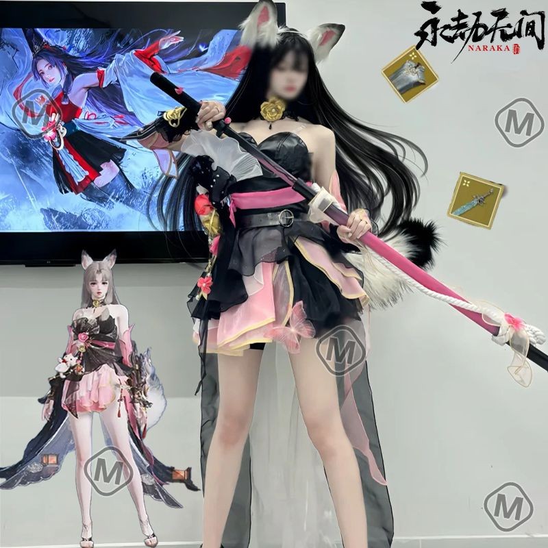 次元家💖漫翱杼永劫無間cos服新魔傑胡桃帝姬cosplay服裝遊戲動漫金色時裝