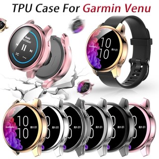 【UNG】適用於佳明Garmin Venu 電鍍TPU全包手錶錶殼 venu包屏手錶保護套