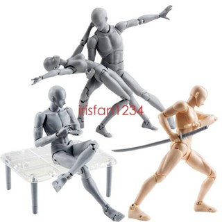 免運shf素體人偶繪畫輔助模型關節可動人偶手辦美術素描irisfan1234