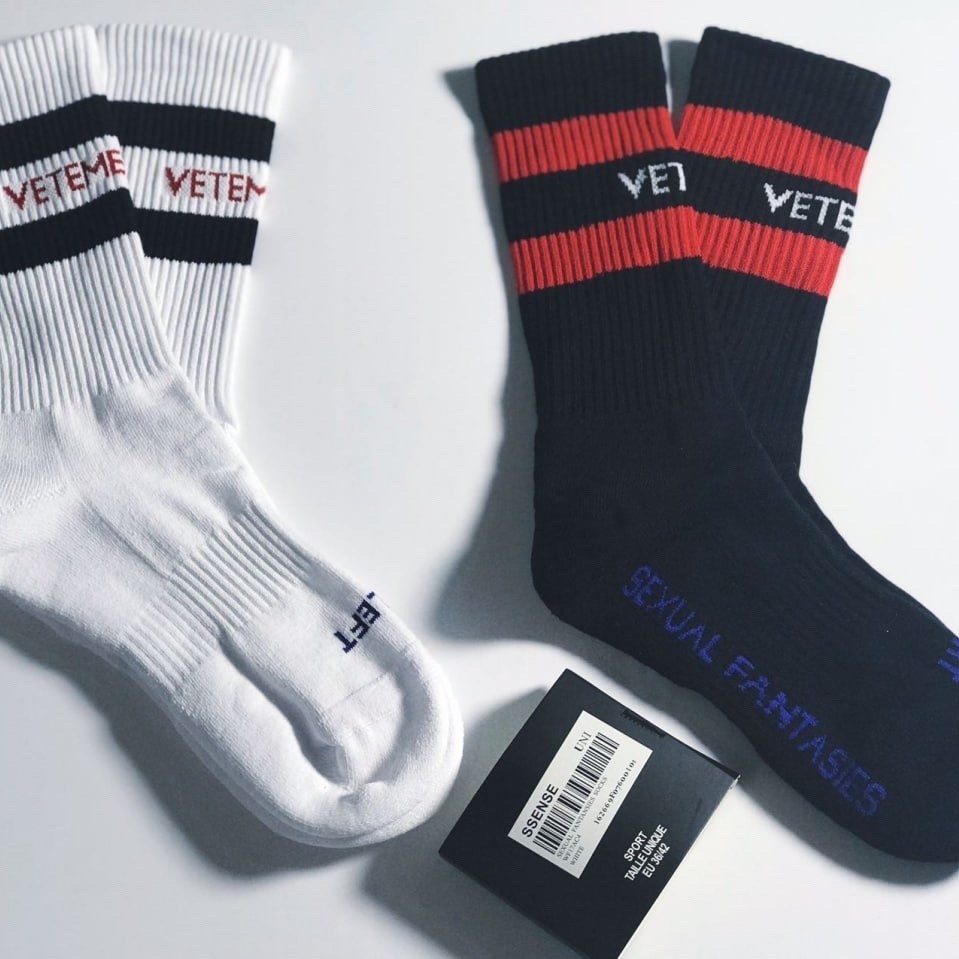Vetements socks襪子 經典襪子 潮牌襪子