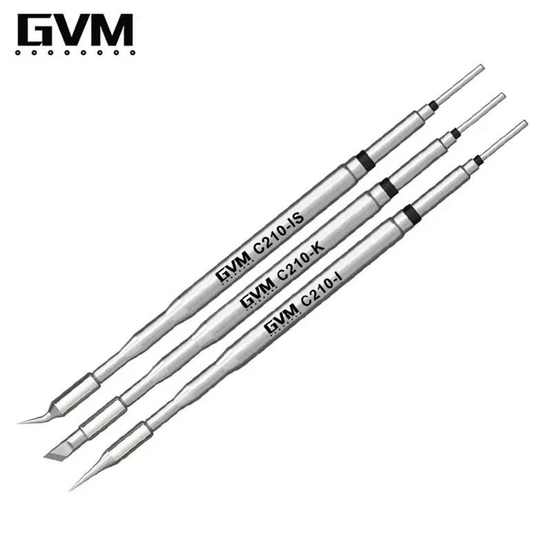 高品質 C210 烙鐵頭 C210 烙鐵頭適用於 GVM T210/OSS T210 焊台通用 210 C210 手柄