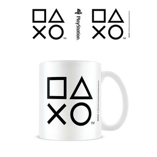 【PlayStation】黑色按鍵 進口馬克杯 PS4／PS5
