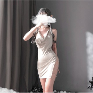 情趣內衣性感蕾絲吊帶鐵鏈睡衣套裝女睡裙家居服一代 QMS0