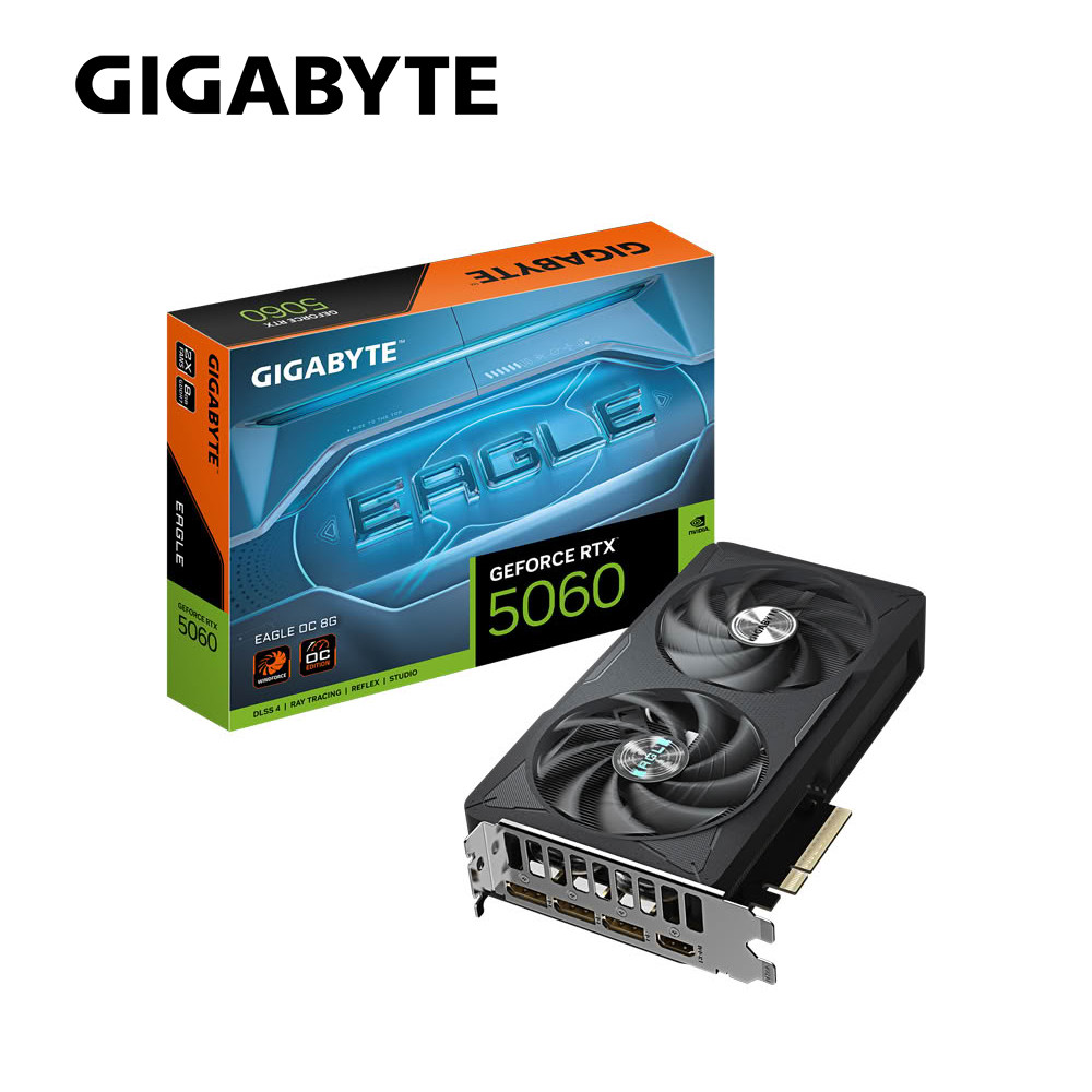 【GIGABYTE 技嘉】RTX 5060 EAGLE OC 8G 顯示卡