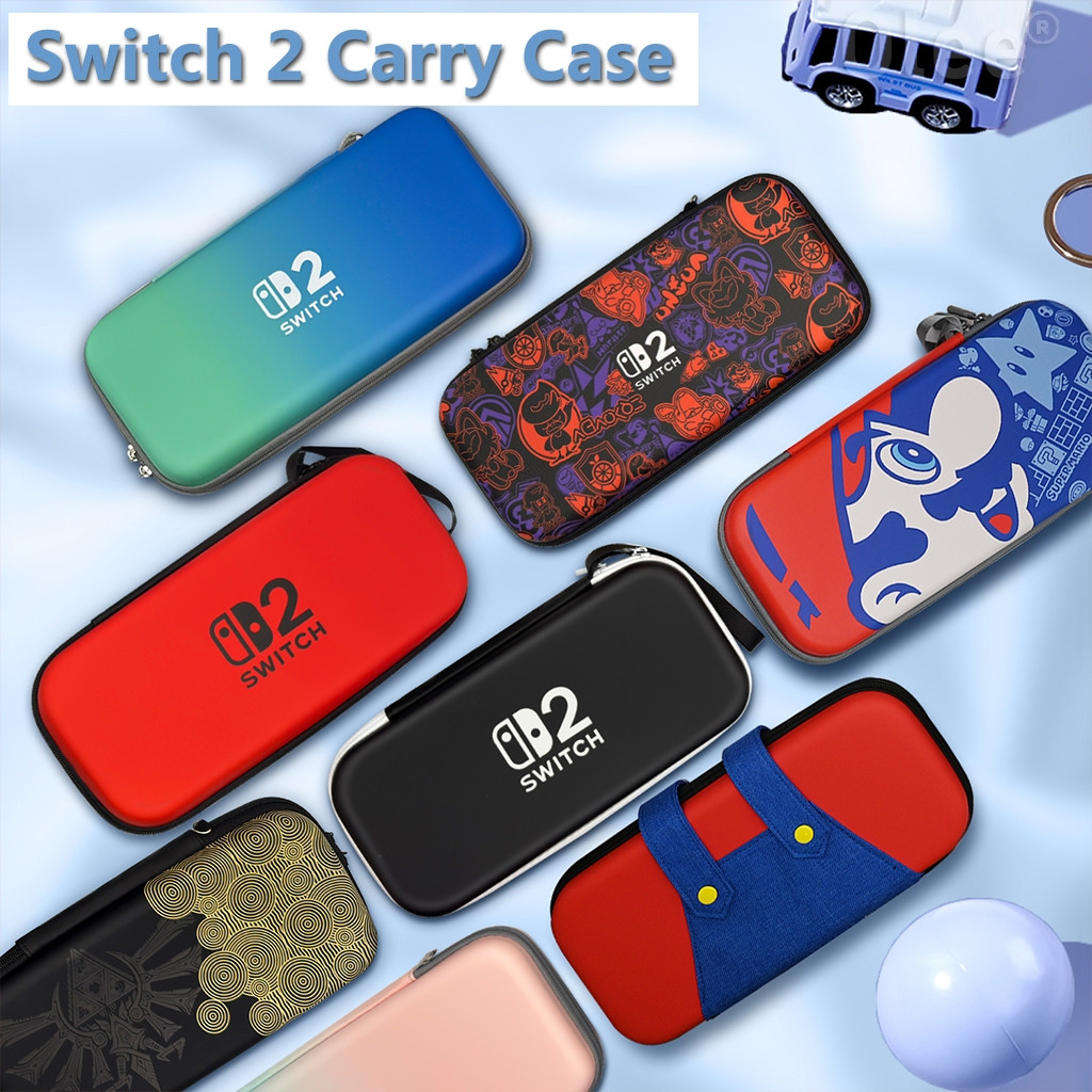 任天堂 Nintendo Switch 2 配件便攜包 2 型號(2025 版),便攜式硬殼存儲旅行遊戲包