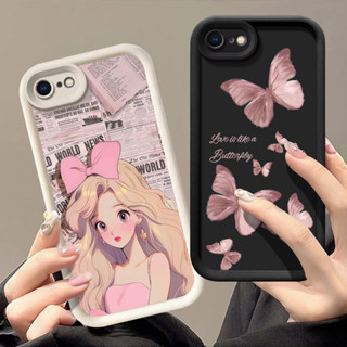 手機殼 iphone 6 6s 6plus 6s plus 7 8 7plus 8plus se,女孩款粉色蝴蝶和酷男孩