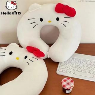 三麗鷗 Hello Kitty U 形枕頭 Kuromi Pochacco 可愛旅行便攜護頸女孩午睡枕