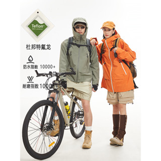 [衝鋒衣衕款伯希和女防水新款]24登山服男殻防風山衝鋒衣春秋