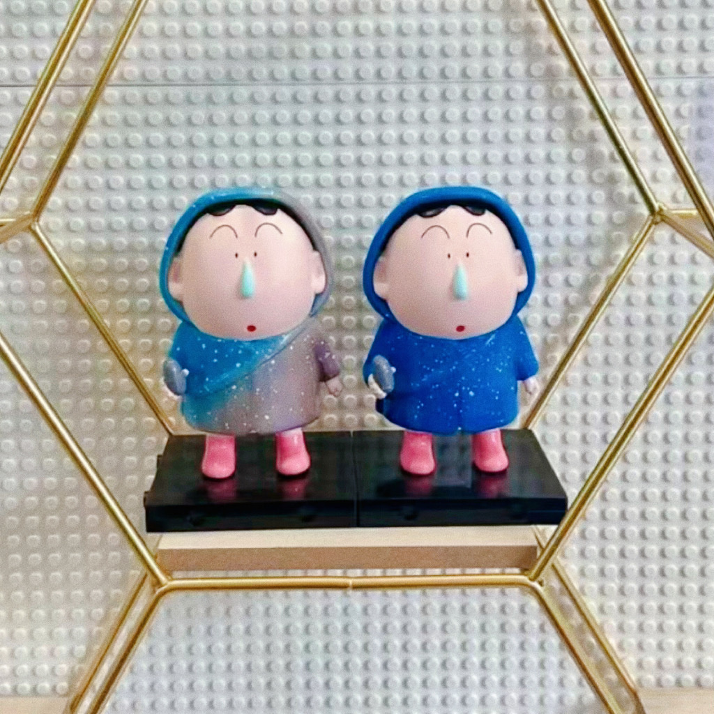 幻彩阿呆春日部防衛隊Q版蠟筆小新手辦小號12cm星空阿呆 漸變阿呆