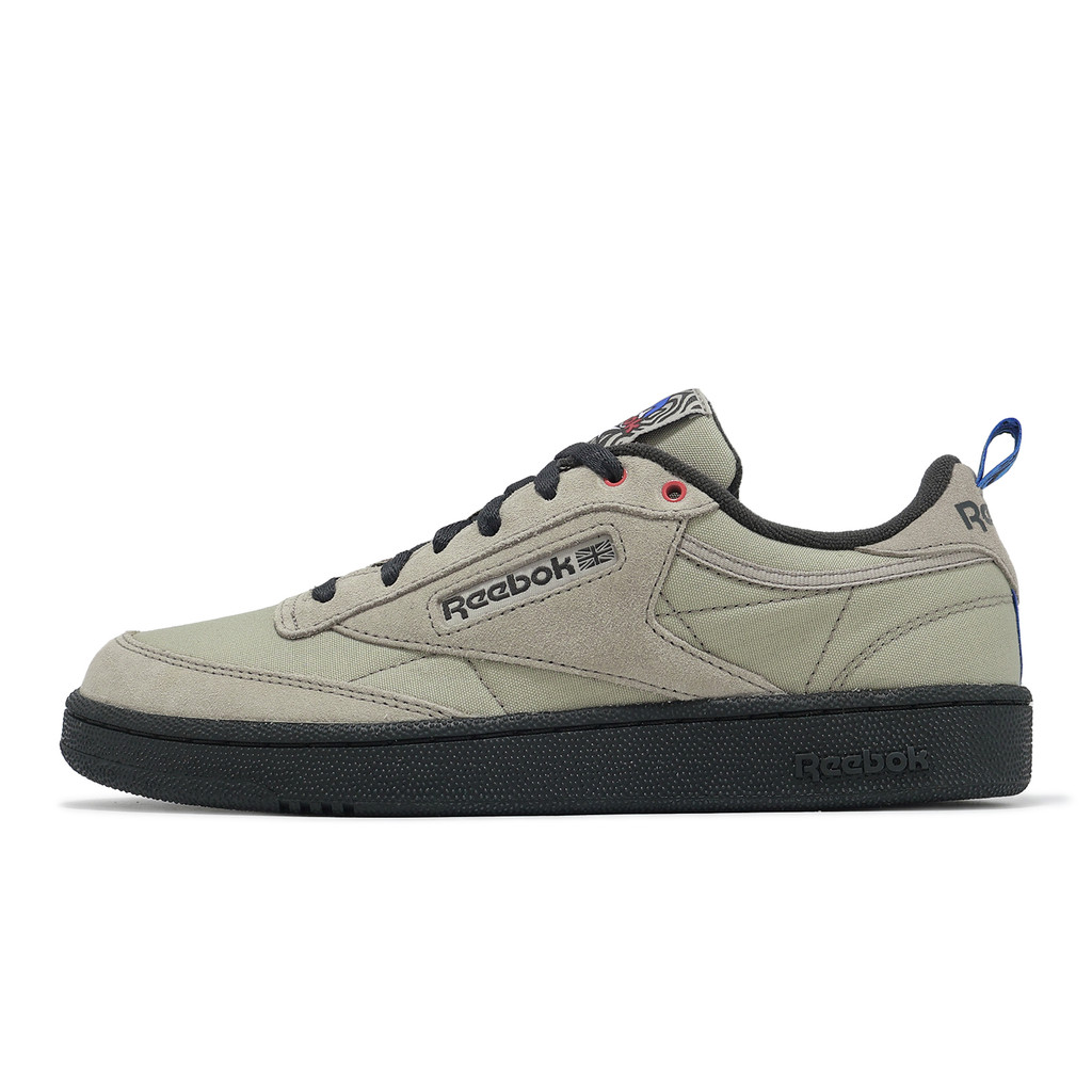 Reebok 休閒鞋 Club C 85 男鞋 經典 復古 低筒 穿搭 帆布 卡其 黑 [ACS] 100201188