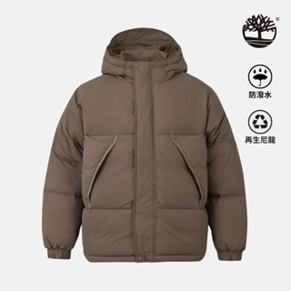 Timberland 男款咖啡色防潑水再生羽絨外套|A44PHBK0