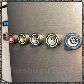 新品Tire Fridge Magnets一級方程式賽車輪胎冰箱貼磁鐵裝飾