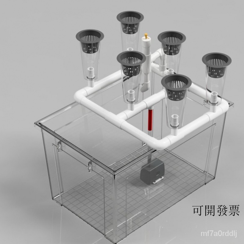魚缸過濾器 6孔增氧 魚菜共生 水培植物 魚缸 盆栽 植物 水耕植物 水耕盆栽 水耕栽培 無土種植 魚菜共生 辦公室小物