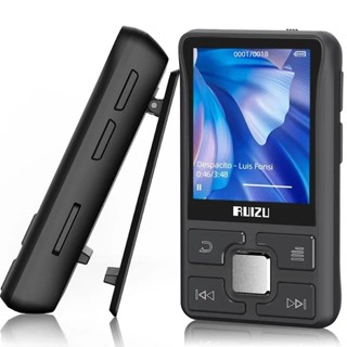 Ruizu原裝x55 Clip Sport藍芽MP3播放器迷你帶屏支援TF卡便攜音樂視頻播放器錄音機電子書