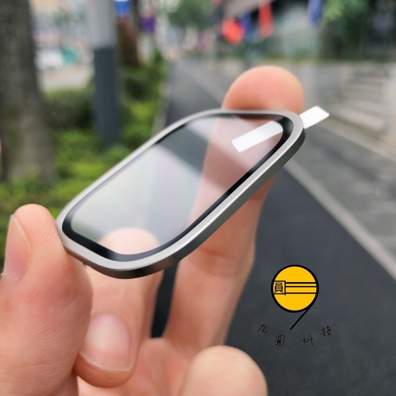 鋁合金邊框+鋼化膜 適用 Apple Watch 11 10 Ultra 3 保護貼 手錶保護膜 49mm 手錶保護貼