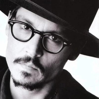 男士防藍光眼鏡女士 2023 Johnny Depp 風格眼鏡眼鏡透明電腦眼鏡 Ins 光學眼鏡框