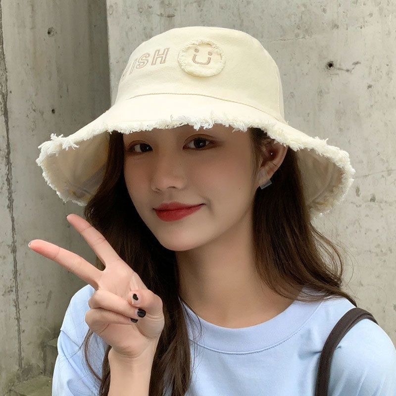 大簷女帽日式遮臉天空大簷漁夫韓版帽子女大帽簷日系遮臉天大簷漁夫韓版百搭遮7.31.3