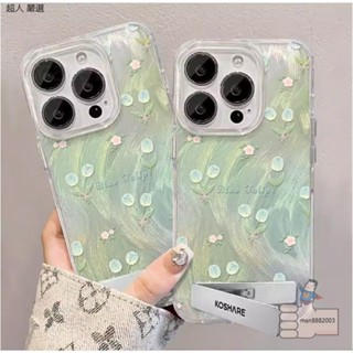 暈染鬱金香支架手機殼蘋果iPhone 15 14 Plus 13 12 11 Pro XS MAX i7 i8硬殼保護套