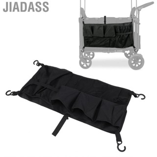 Jiadass 露營車側面收納袋多隔層適用於折疊車沙灘推車