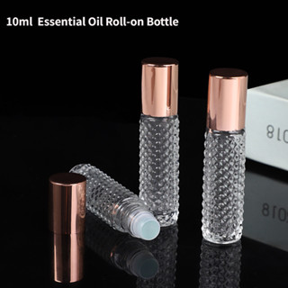10ml 玻璃滾珠精油香水瓶空可再填充滾珠瓶旅行