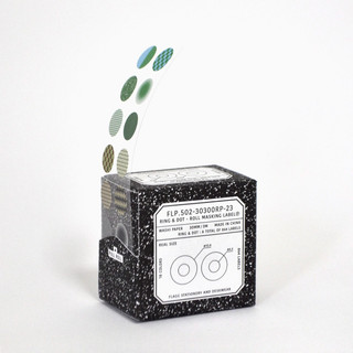 Flagg Ring & Dot_Pattern washi sticker roll・圓圈圈 & 點點 和紙貼紙卷