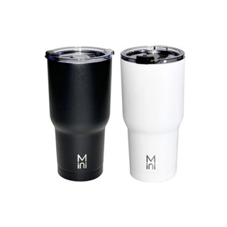 【Mini】#304冰凍杯900ml 適用粗吸管(黑白各1)