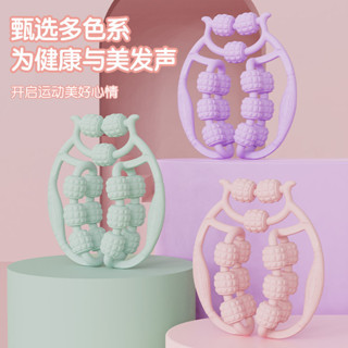 多功能瑜伽泡沫軸環形夾腿滾輪小腿部按摩器專業肌肉放鬆瘦腿神器環繞式小腿按摩器滾壓夾腿按摩器瘦腿神器3抖音同款