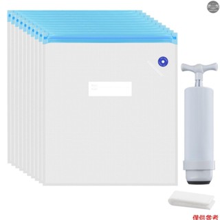 3d 列印機長絲壓縮儲物袋真空密封乾燥袋,用於 PLA ABS 尼龍木 TPU 安全保持防潮 10 件可重複使用的乾燥袋