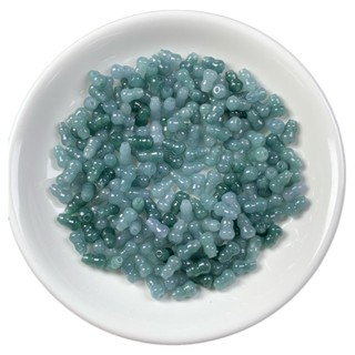 宏雲Hongyun-jf-(10pcs)- 翡翠散珠a貨緬甸天然冰種玉小葫蘆配飾玉珠子翡翠單顆diy項鍊手鍊