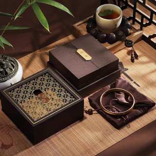 ✨台灣出貨#【30天熱銷1528件】高檔古法金珠寶首飾手鐲包裝盒玉器手串文玩禮品收藏盒子複古定製