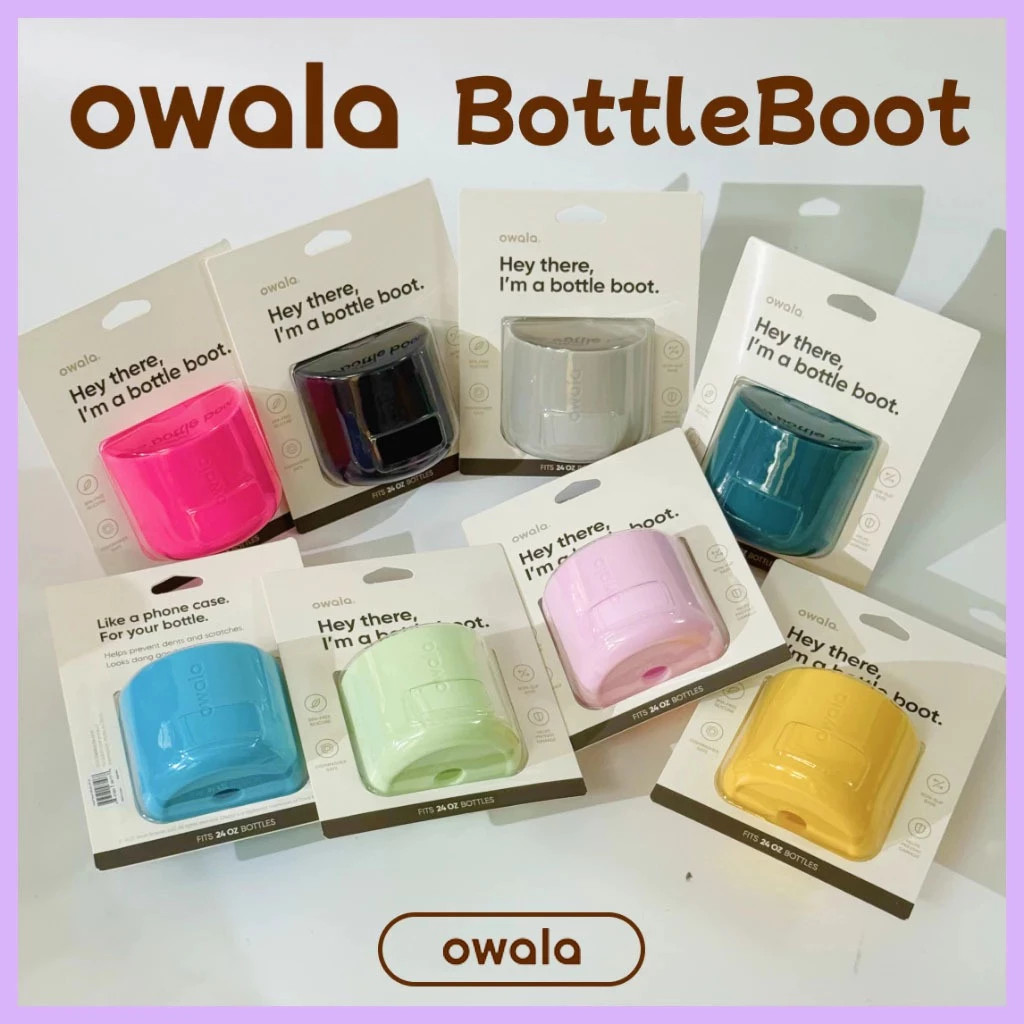 原裝 Owala 靴子適用於 24OZ 32OZ Freesip 杯矽膠杯蓋保護水杯按鈕蓋