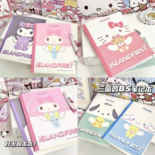 卡通三麗鷗 Hello Kitty 記事本 Cinnamoroll Kuromi My Melody 學習文具便攜筆記本