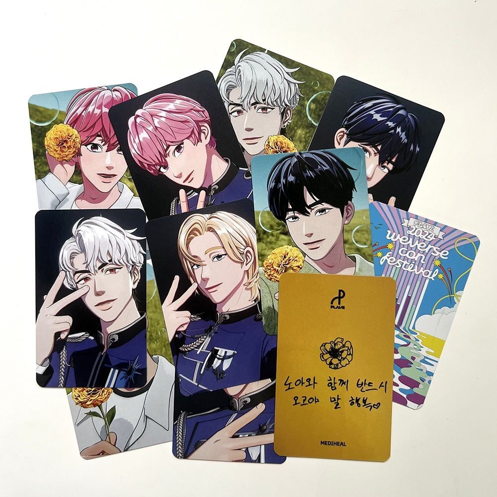 ✨爆款✨PLAVE組合小卡Asterum周邊小卡 WEVERSE CON隨機卡專輯卡 卡通✨活動中✨