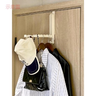 含發票 門後掛鉤 免打孔衣服掛衣架 門上帽子包包收納架 旅行折疊伸縮置物架