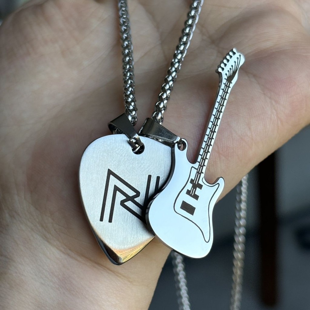 新品📌臺出💯Nanon拨片项链定制吉他弹片黄乐荣泰国同款明星周边校园团体音乐