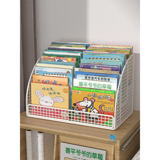 【臺灣出貨】兒童書架 桌面置物架 寶寶繪本收納架 幼兒簡易小型床頭飄窗小書櫃子