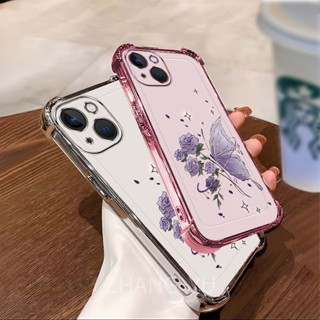 外殼 iphone 13 14 pro max plus 手機殼矽膠四角保護 CHD