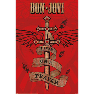 【邦·喬飛】LIVIN' ON A PRAYER 進口海報/BON JOVI