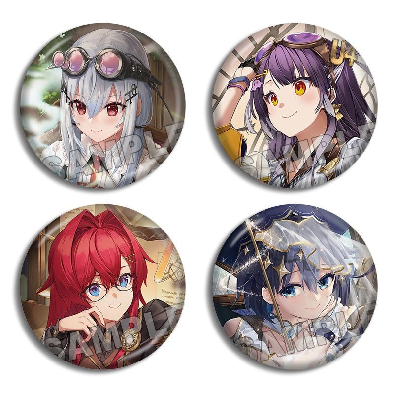 NIJISANJI彩虹社海妹四葉 葉加瀨冬雪空星煌安潔卡特莉娜徽章吧唧