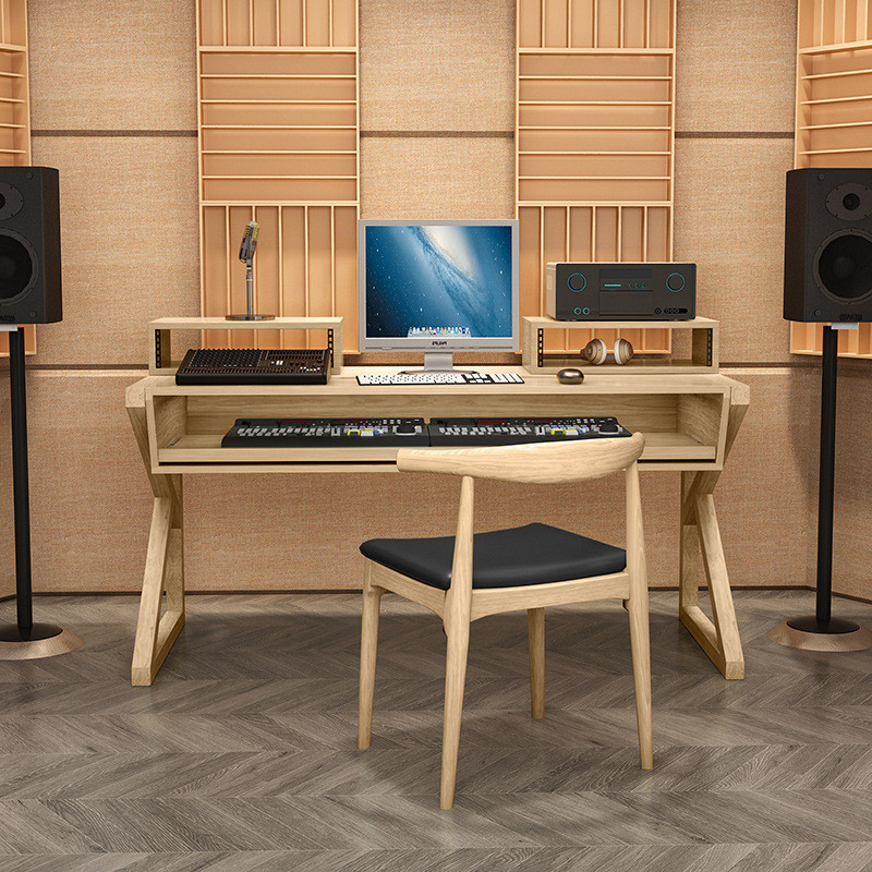桌子 實木琴桌 電鋼琴桌子 錄音棚工作台 音樂工作桌 編曲工作台 調音台桌子