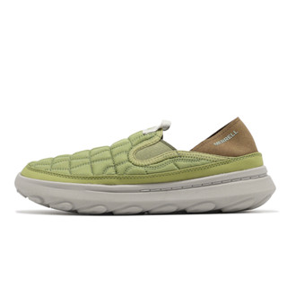Merrell 休閒鞋 HUT Moc 2 抗撕裂 懶人鞋 拉鍊 草綠 輕戶外 男鞋 [ACS] ML006399
