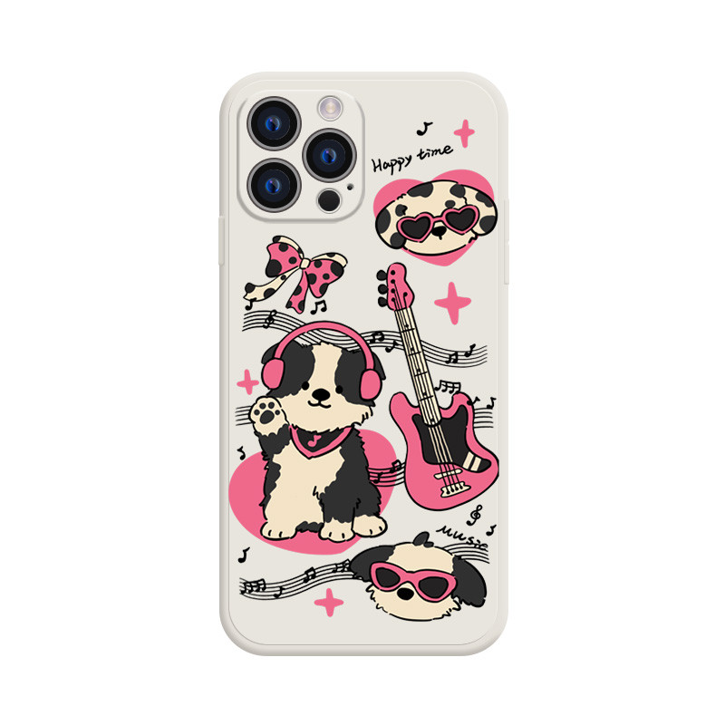 適用於搖滾吉他貓狗iPhone15promax蘋果16華為mate60p70小米14新款12創意oppo榮耀90一加ac