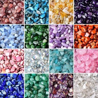 彩虹工作室🌈現貨7～12mm天然水晶碎石 消磁水晶 淨化白水晶紫水晶粉晶黑曜石茶水晶綠東陵紅石瑪瑙橄欖石黃水晶青金石
