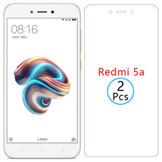 XIAOMI 小米紅米 5a 保護玻璃螢幕保護膜上的鋼化玻璃 redmi 5 a a5 膜 xiomi xaomi ks