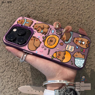 日韓霧面卡通手機殼蘋果iPhone 15 Pro Max 14 Plus 13 12 11 i7 i8防摔保護殼硬殼