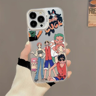 航海王全員 情侶 蘋果15 14/13 雙層大孔 硬殼 iPhone12/11 蘋果手機殼 防摔手機殼