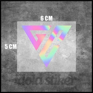 GC 標誌切割貼紙 VIRAL GC MOTORCYCLE HITS HOLOGRAM 貼紙